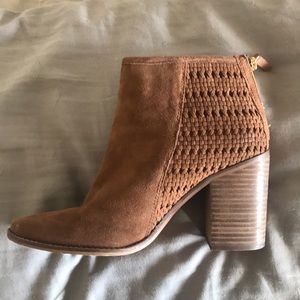 Western Woven Ankle Booties